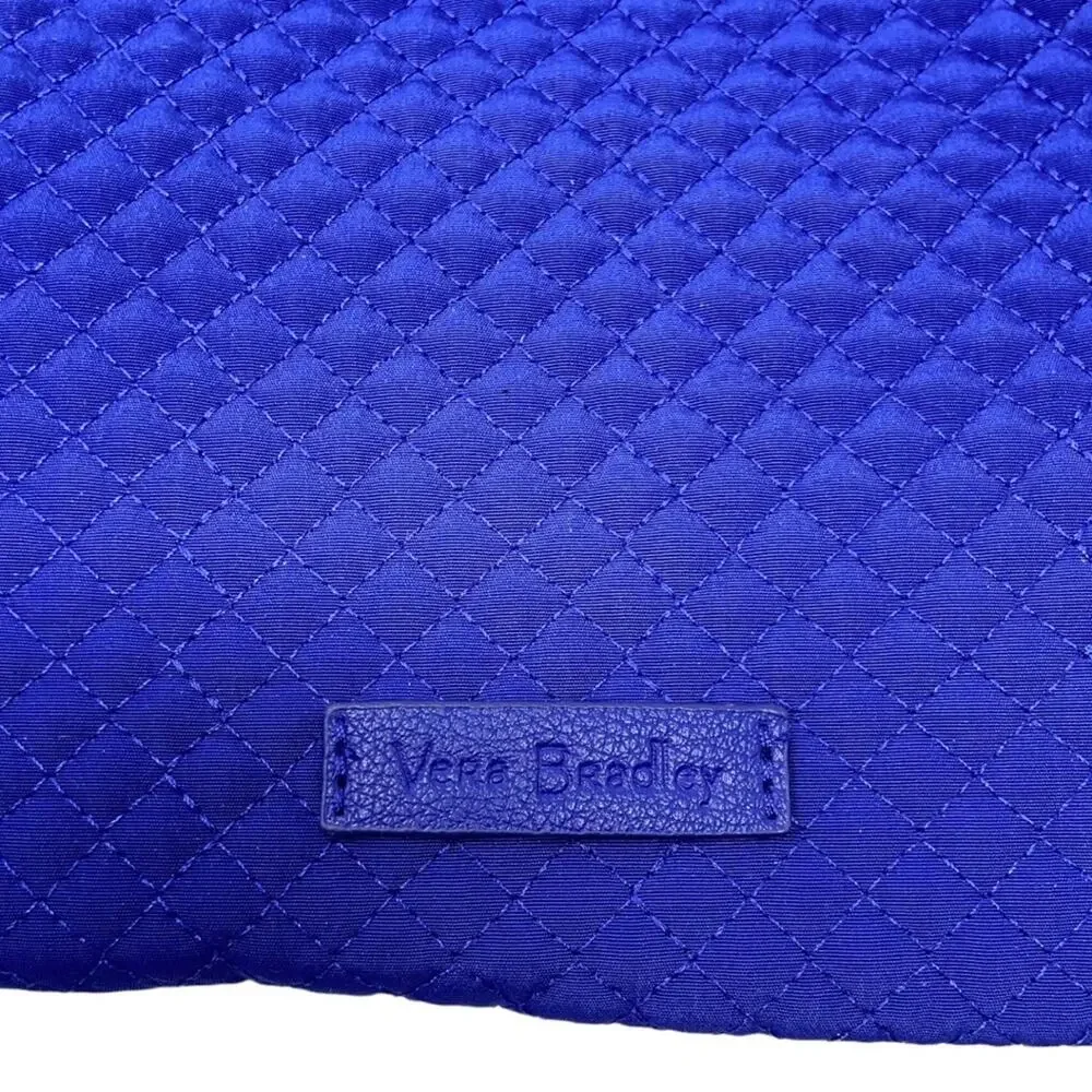 Vera Bradley Carson Hobo Bag In Gage Blue Microfiber New With Tags